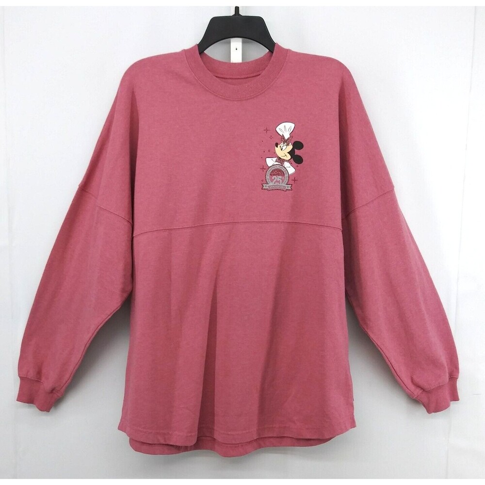 Disney Shirt Adult Size L Salmon Pink Minnie Mouse Epcot 25th Anniversary 2020
